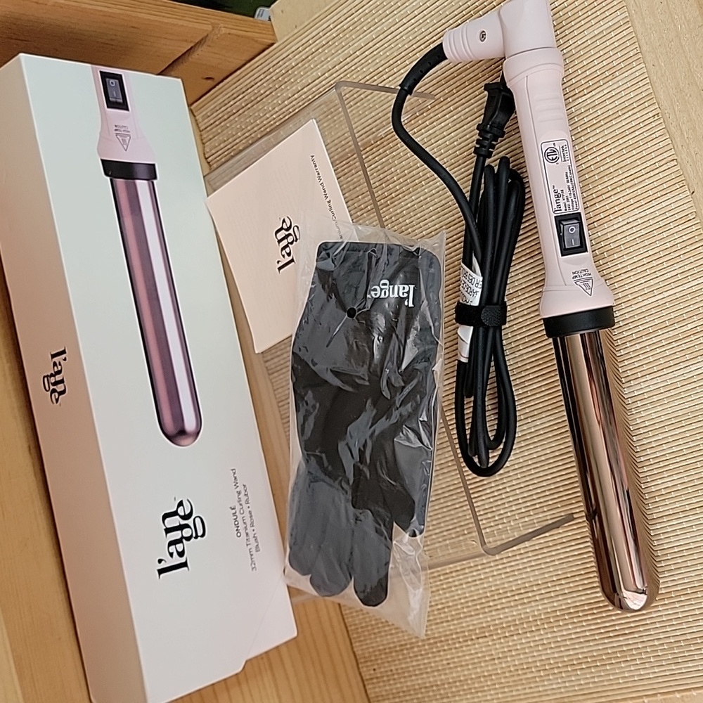 L’ange 32mm Titanium Curling Wand NEW IN BOX